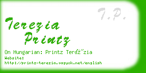 terezia printz business card